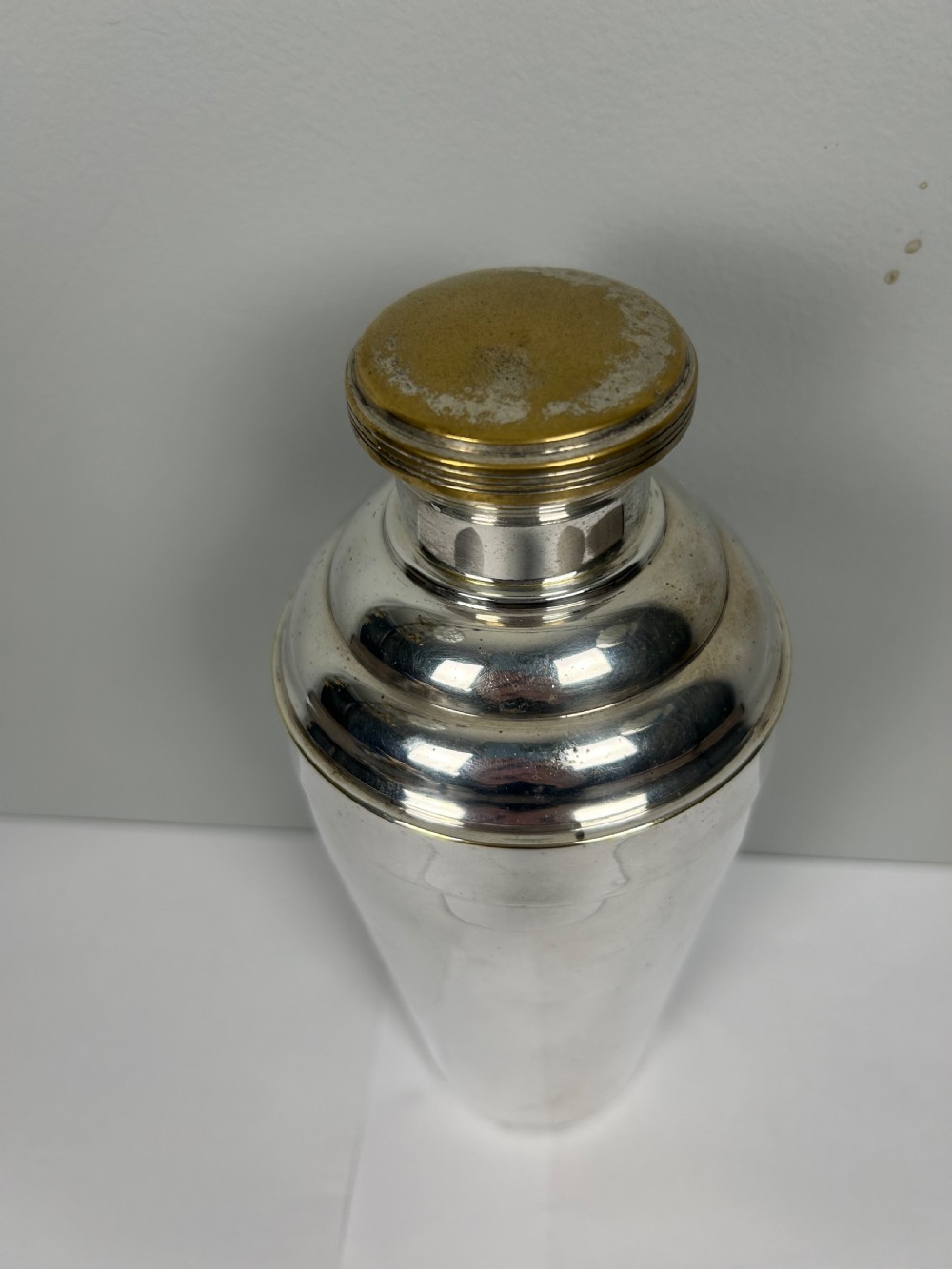 French Silver Plated Art Deco Cocktail Shaker View X