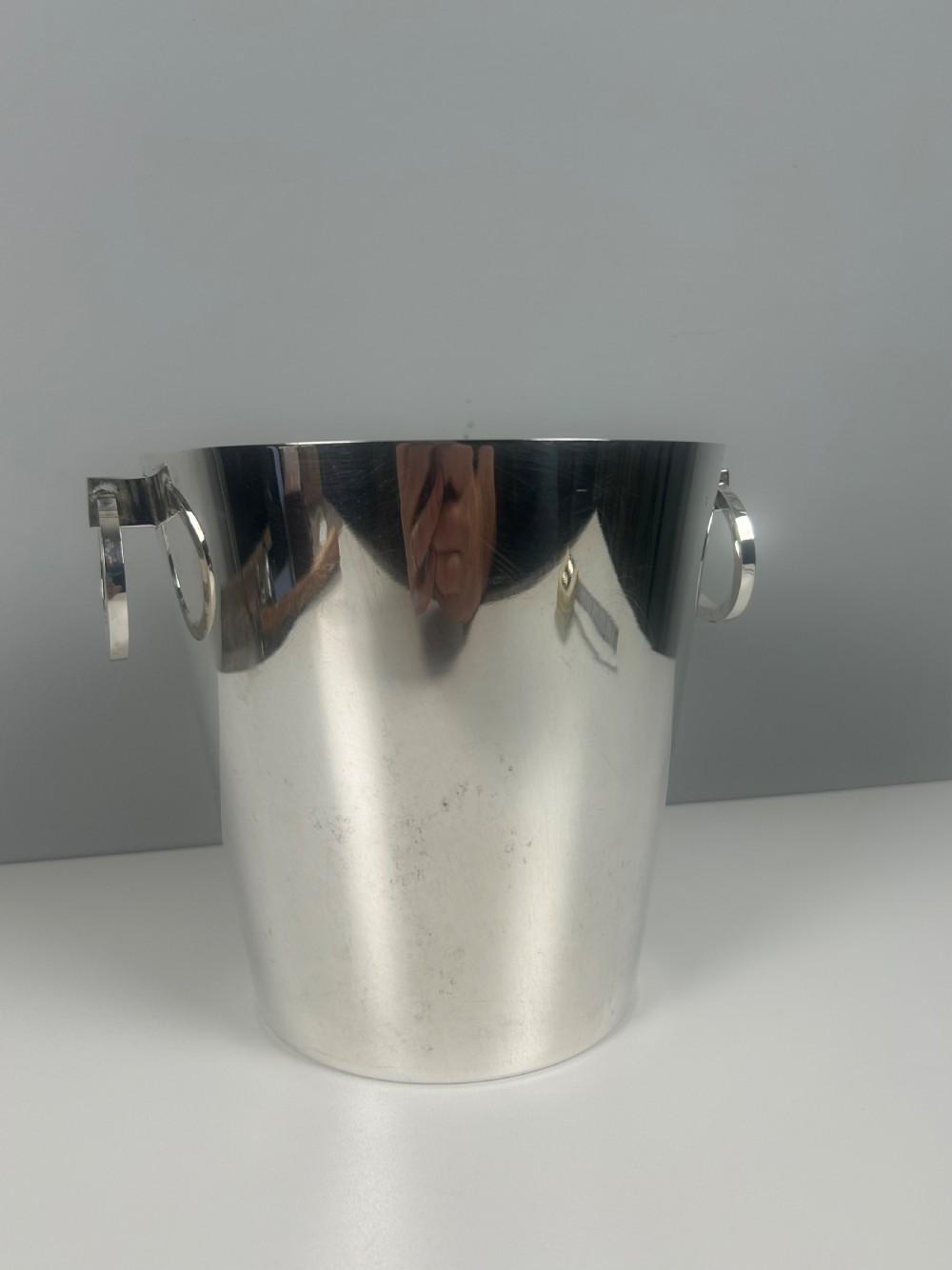 French Art Deco Silver Plated Champagne Ice Bucket by Le Chardon View V