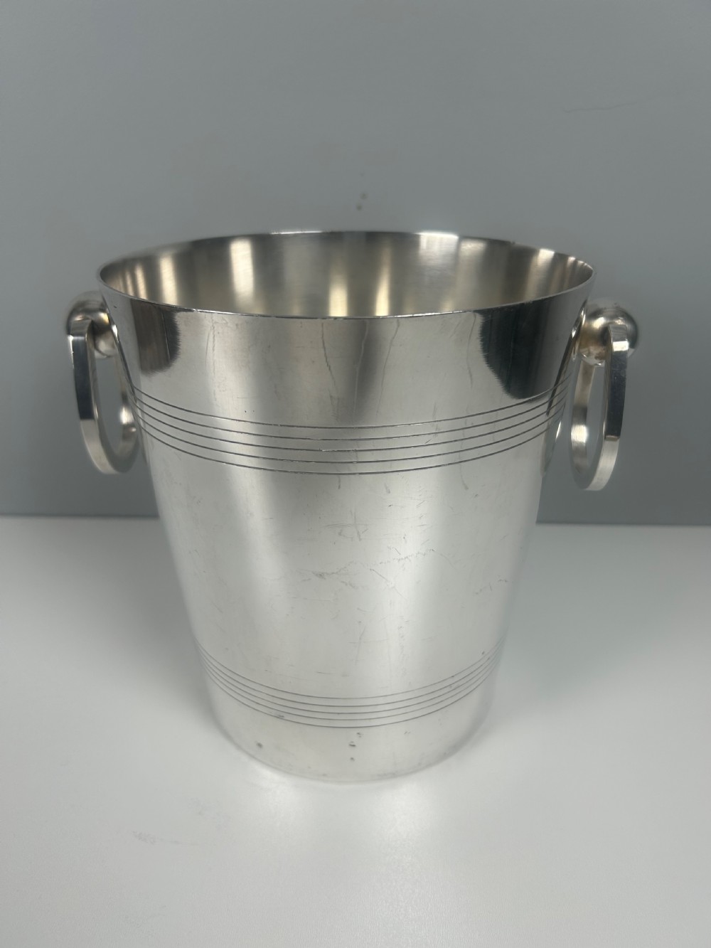 Art Deco French Silver Plated Champagne Ice Bucket