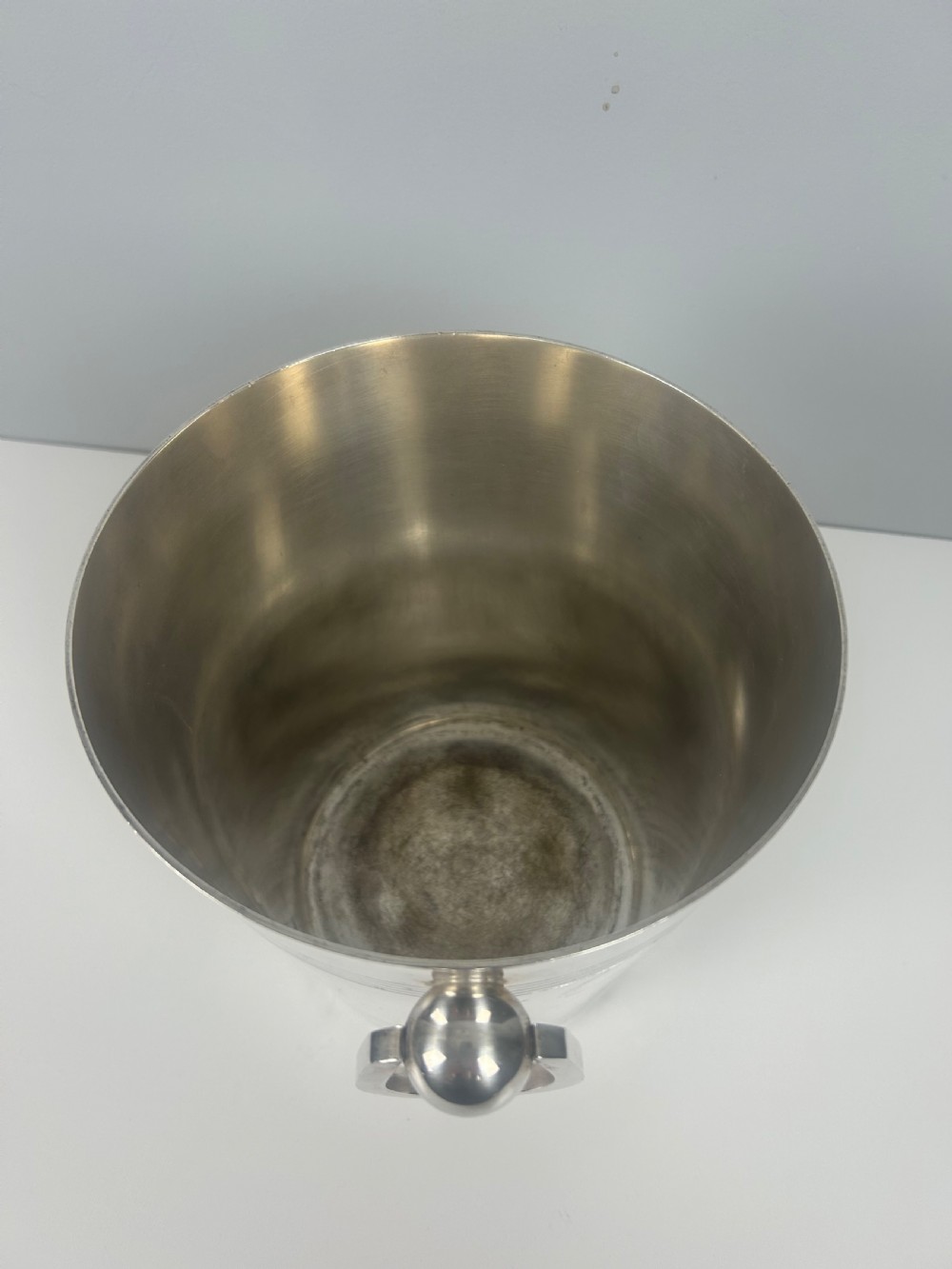 Art Deco French Silver Plated Champagne Ice Bucket View V