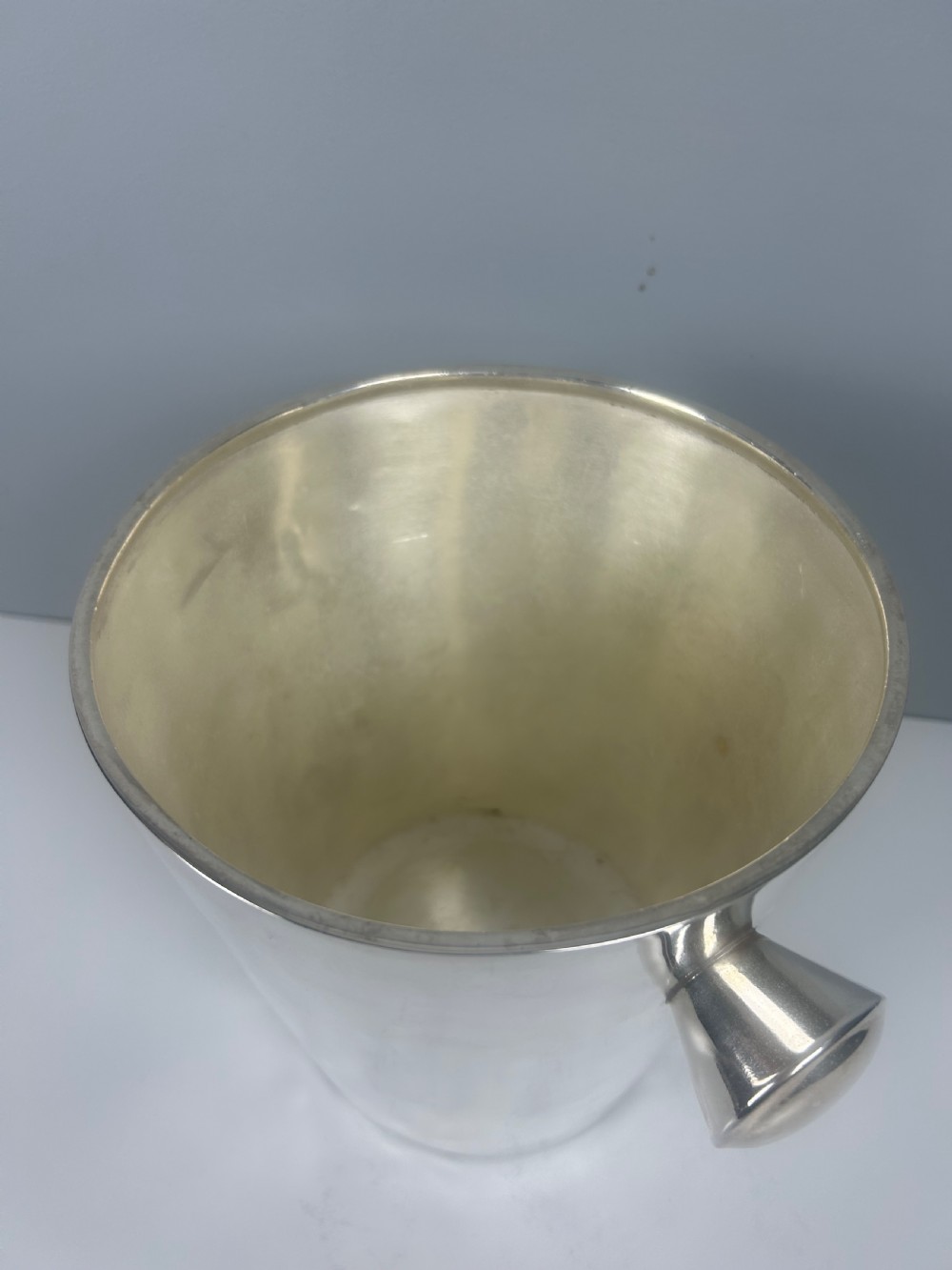 Art Deco Silver Plated Champagne Ice Bucket by Krupp Milano, Italy View VIII