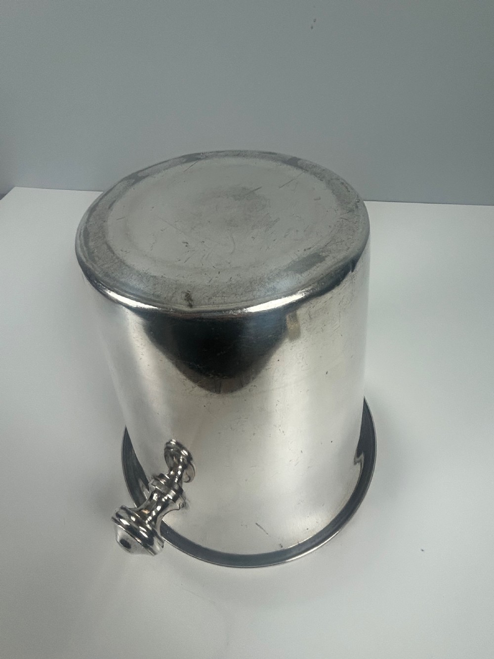 Hotel Art Deco Silver Plated Champagne Ice Bucket  View II