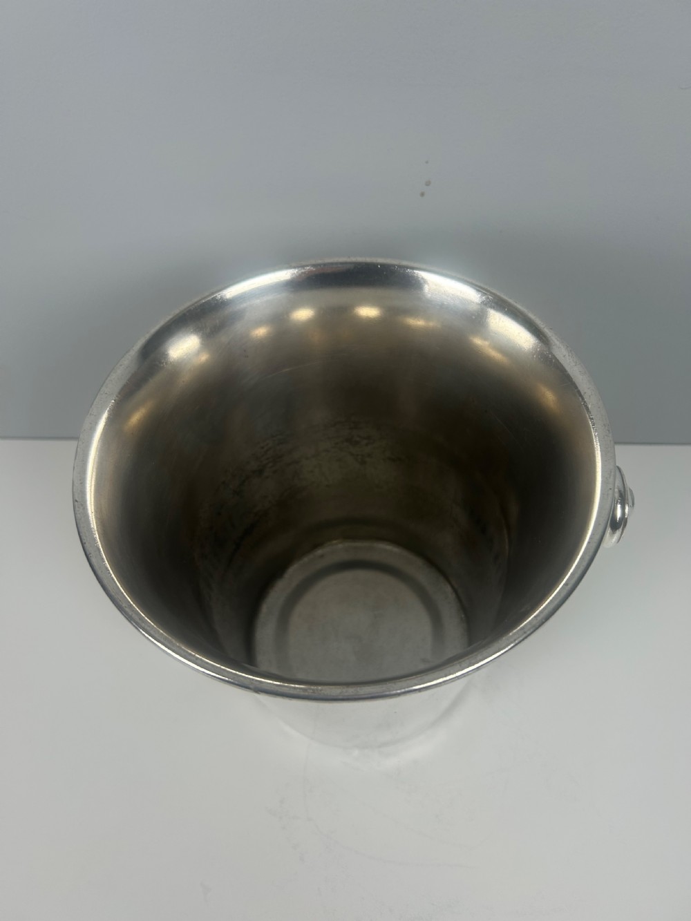 Hotel Art Deco Silver Plated Champagne Ice Bucket  View IX