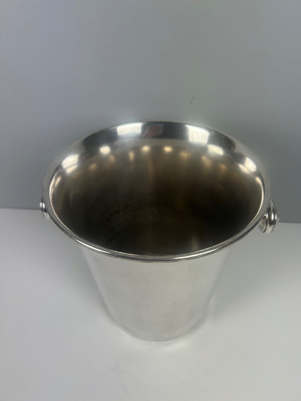 Hotel Art Deco Silver Plated Champagne Ice Bucket  View X