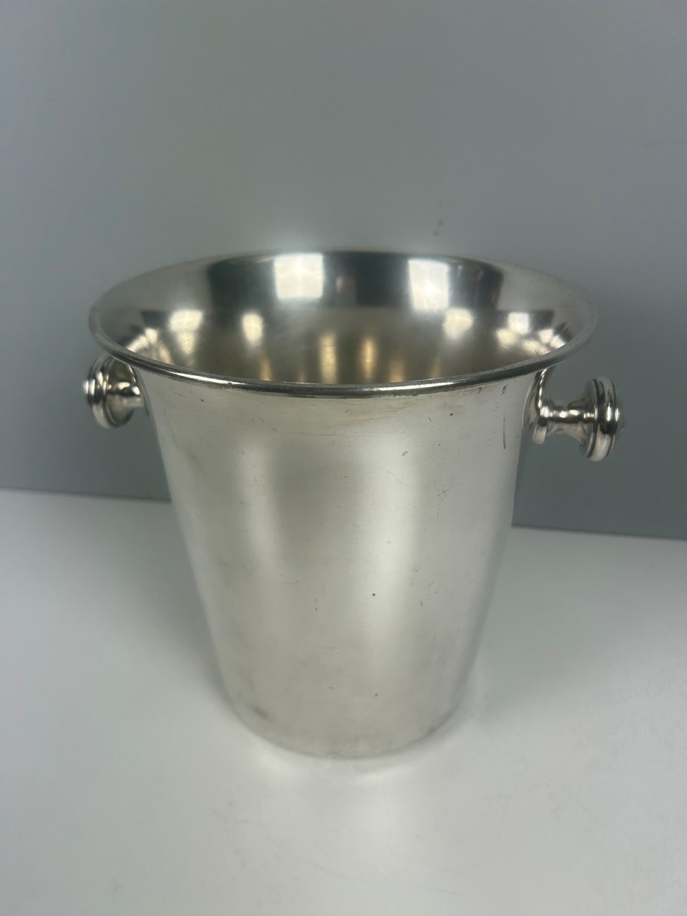 Hotel Art Deco Silver Plated Champagne Ice Bucket  View XI