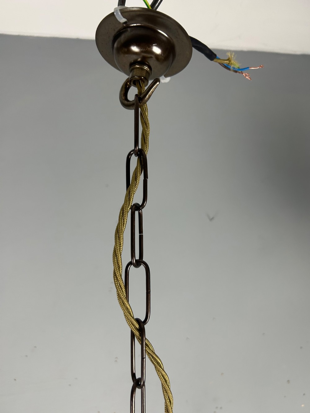 Large French Single Light Chandelier, Ceiling Light  View XI