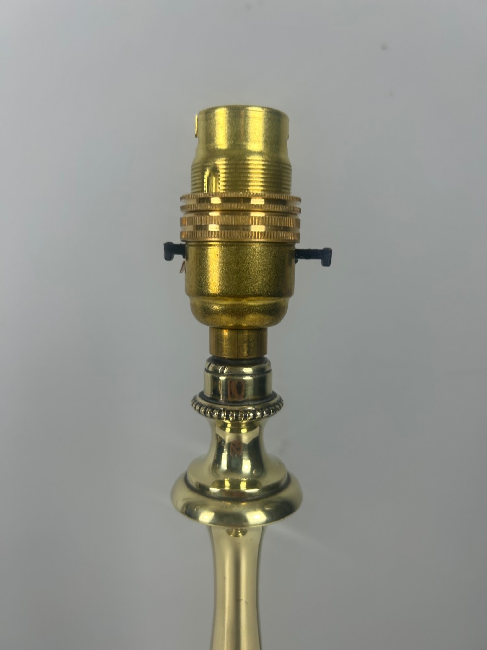 English Brass Victorian Table Lamp View VI