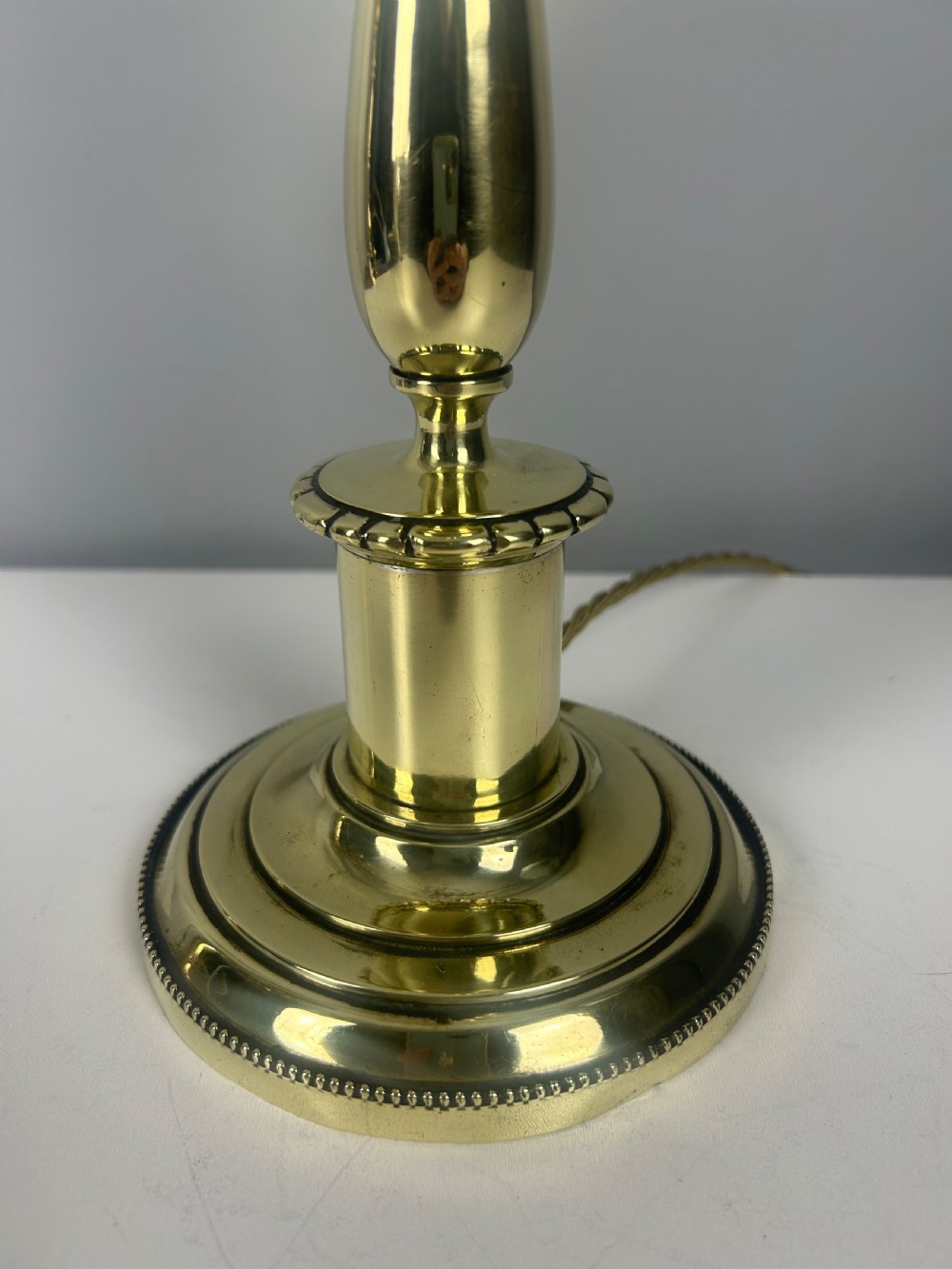 English Brass Victorian Table Lamp View VIII