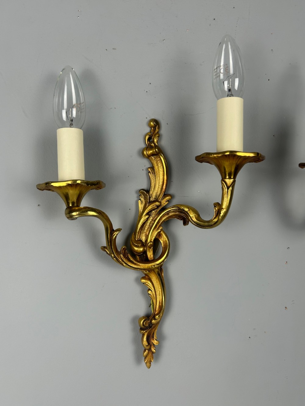French Gilded Antique Wall Lights View III