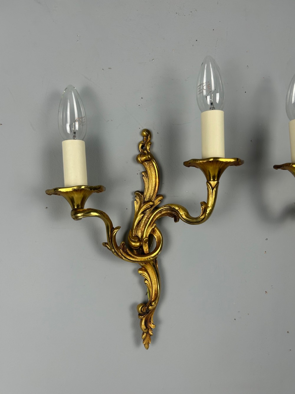 French Gilded Antique Wall Lights View VII
