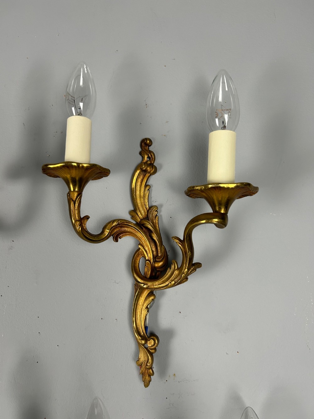 Set of 4 French Gilded Antique Wall Lights View V
