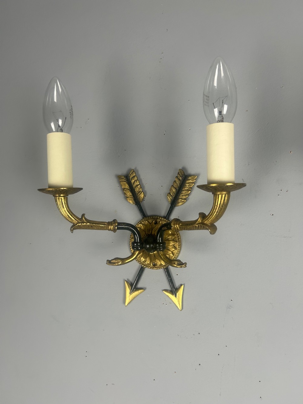 Pair Of French Empire Antique Wall Lights View II