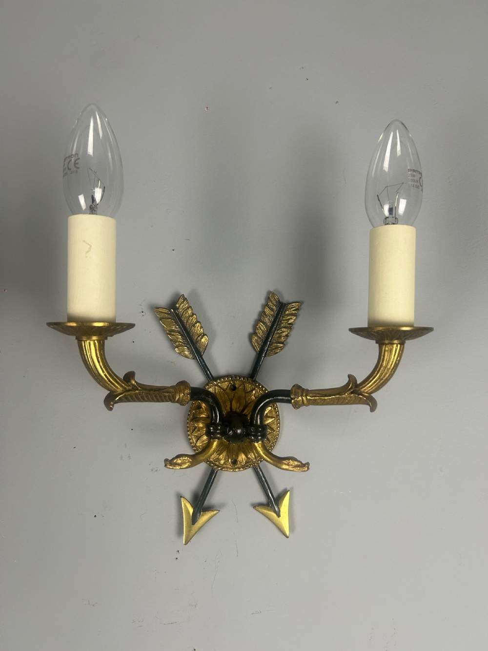 Pair Of French Empire Antique Wall Lights View VI