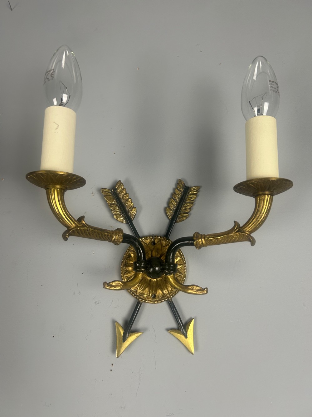 Pair Of French Empire Antique Wall Lights View VII
