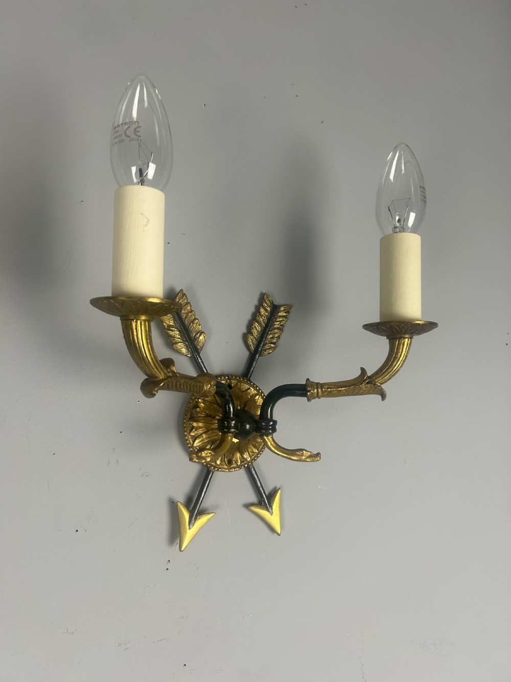 Pair Of French Empire Antique Wall Lights View VIII