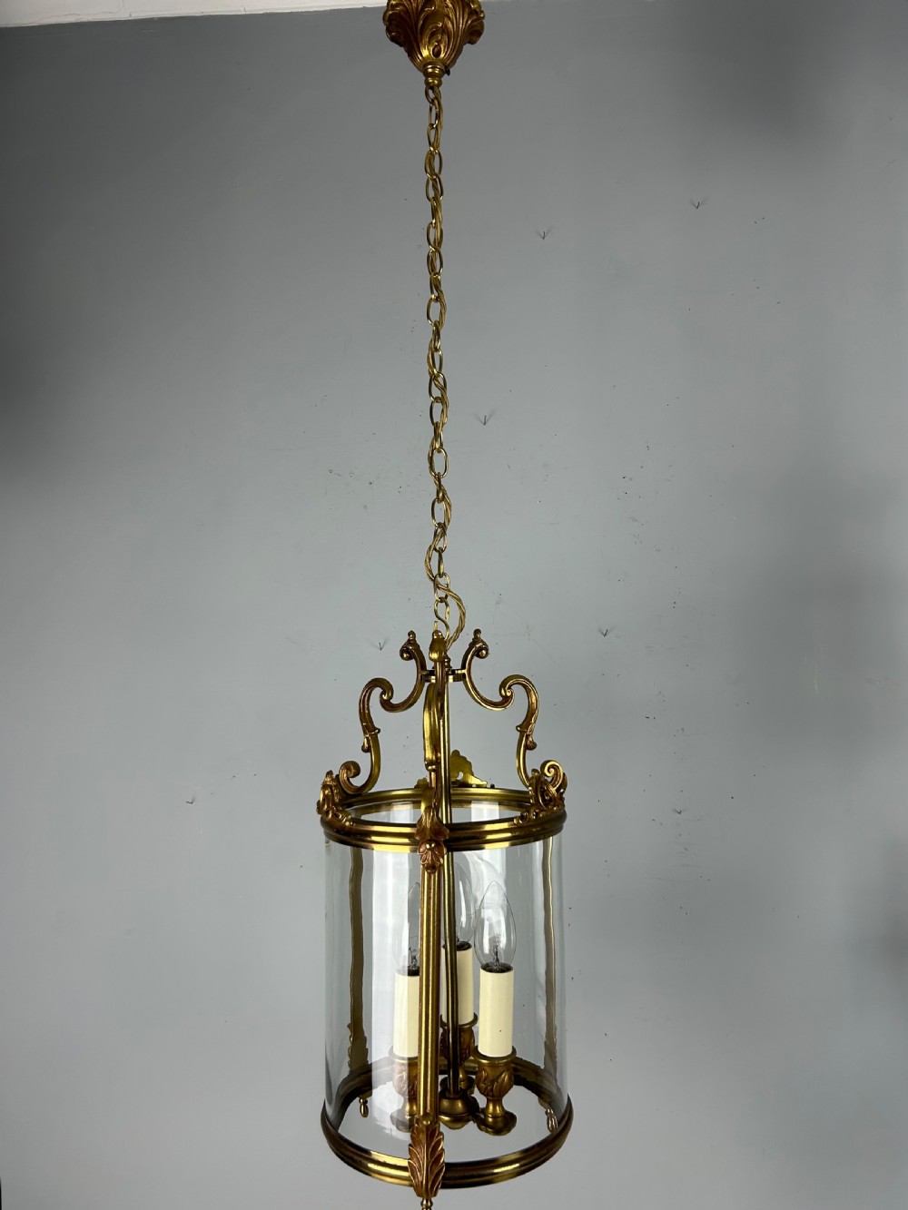 French Triple Light Lantern, Rewired View II