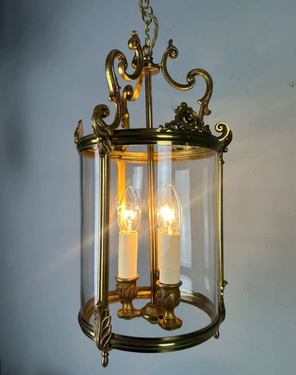French Triple Light Lantern, Rewired View XII