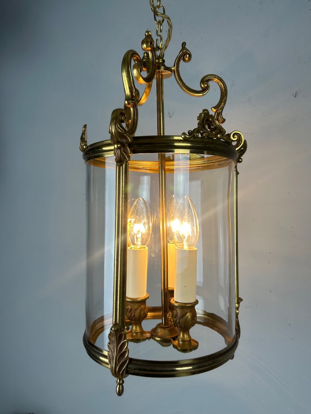 French Triple Light Lantern, Rewired View XIII