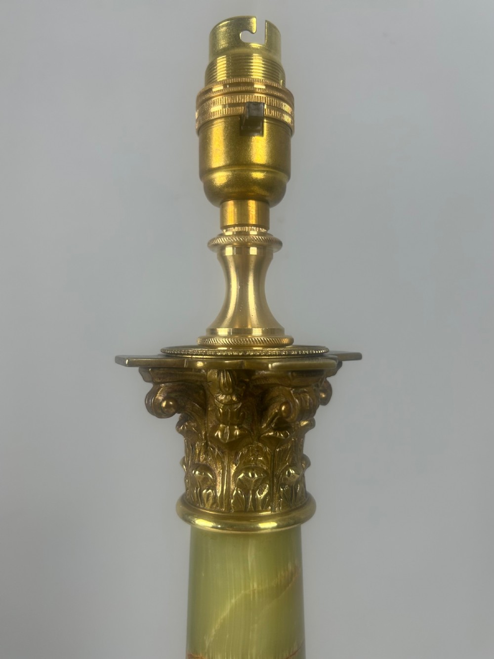 French Marble Column Table Lamp, Rewired & PAT tested  View VIII