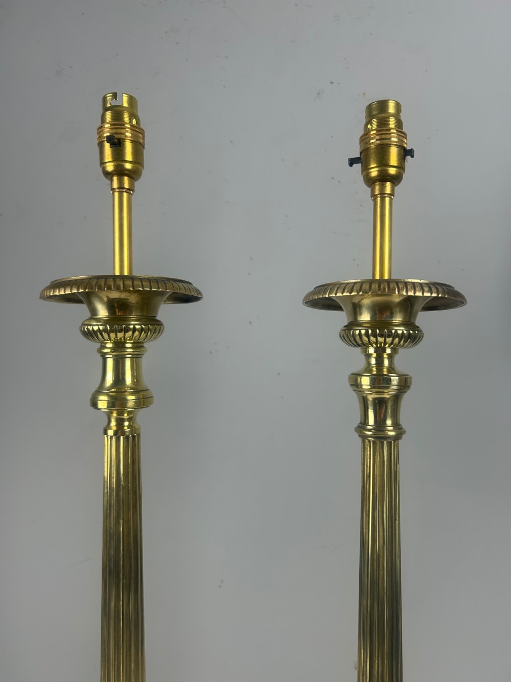 Pair of French Altar Candlestick Table Lamps, Rewired  View VI