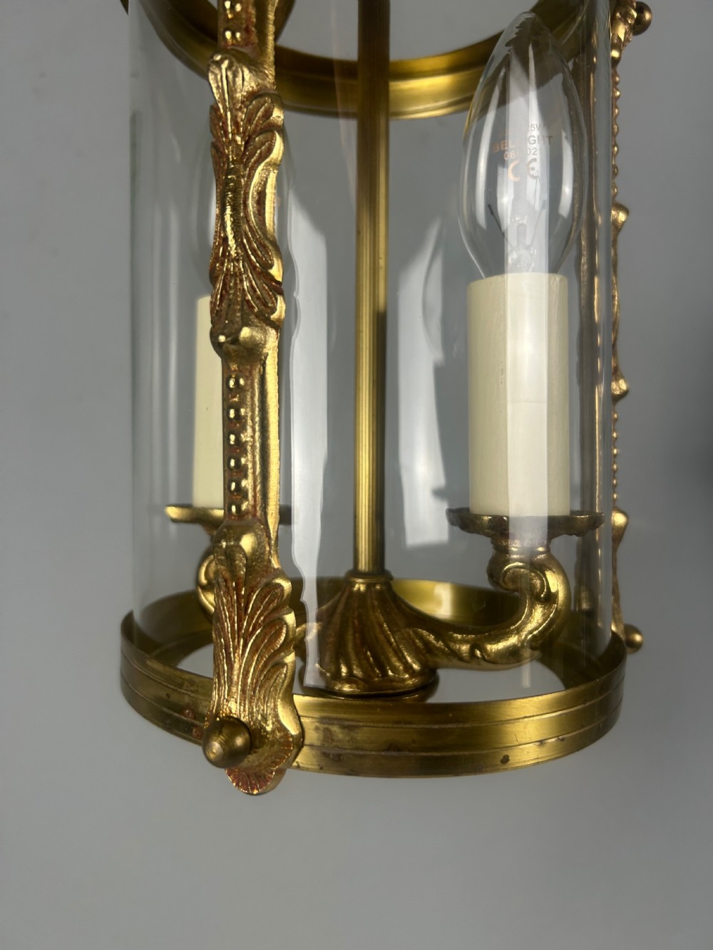 French Antique Twin Light Lantern, Rewired View IX