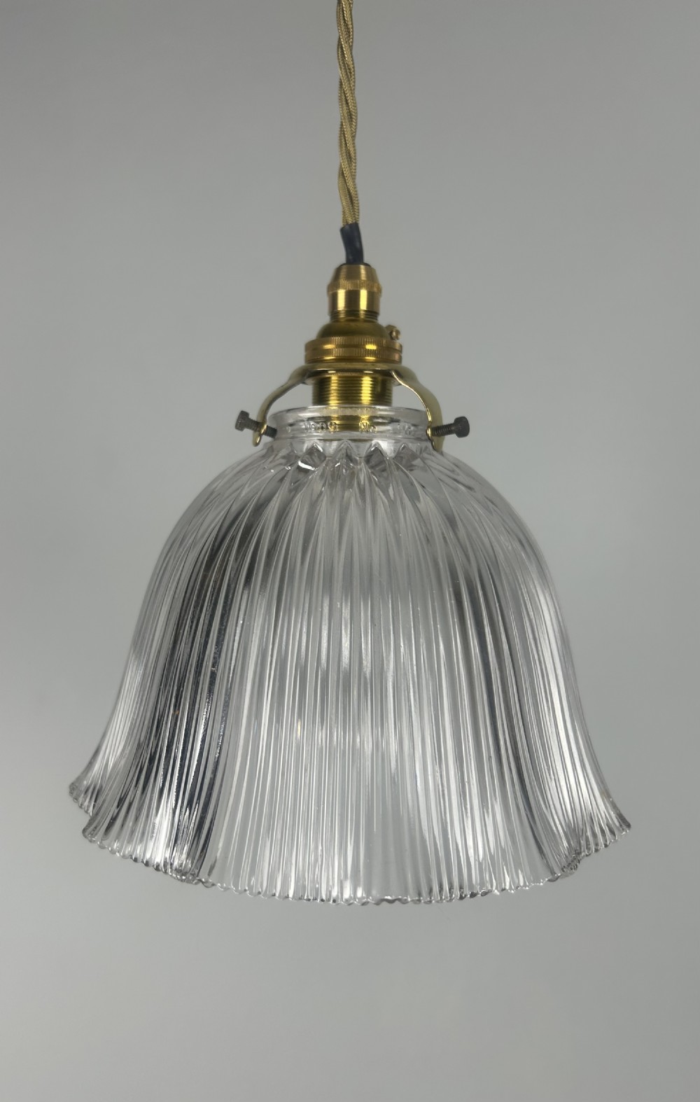 Holophane Pendant Ceiling Light With Original Shade View III