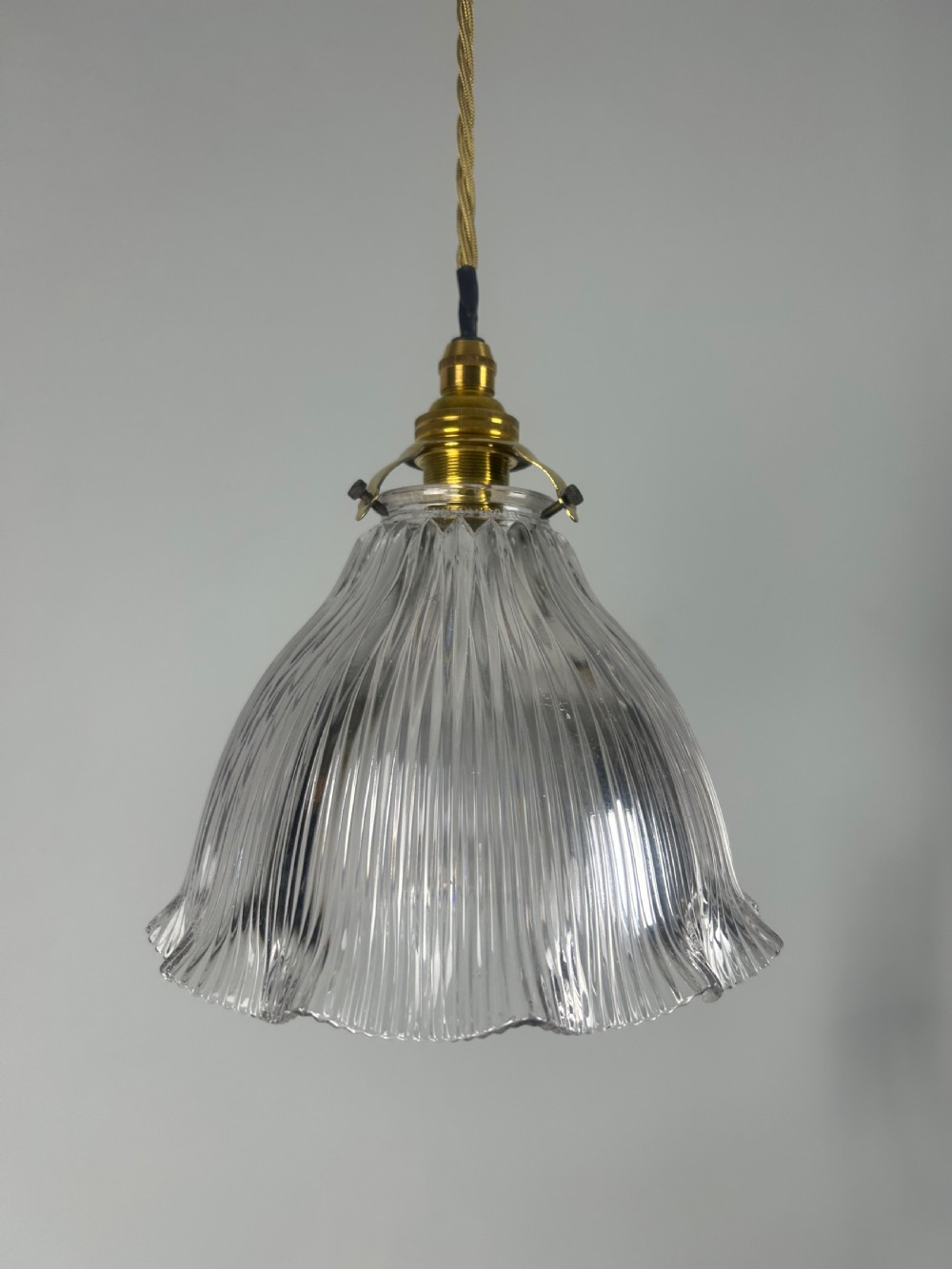Holophane Pendant Ceiling Light With Original Shade View III