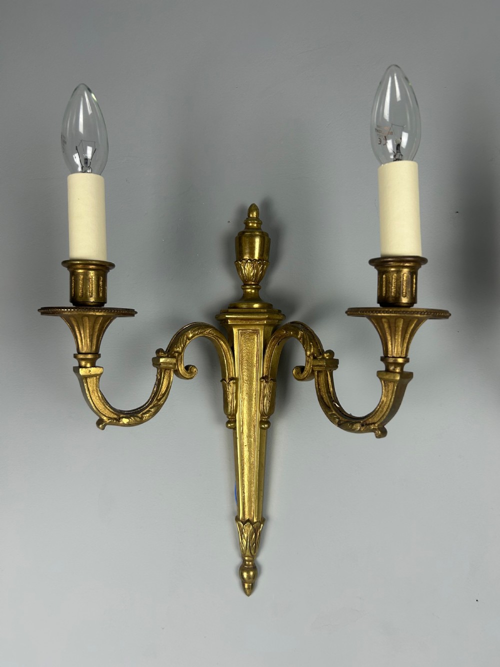 French Pair Of Gilded Antique Wall Lights View VI