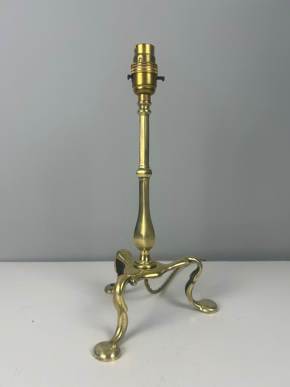 Brass Pullman Table Lamp, Rewired And Pat Tested