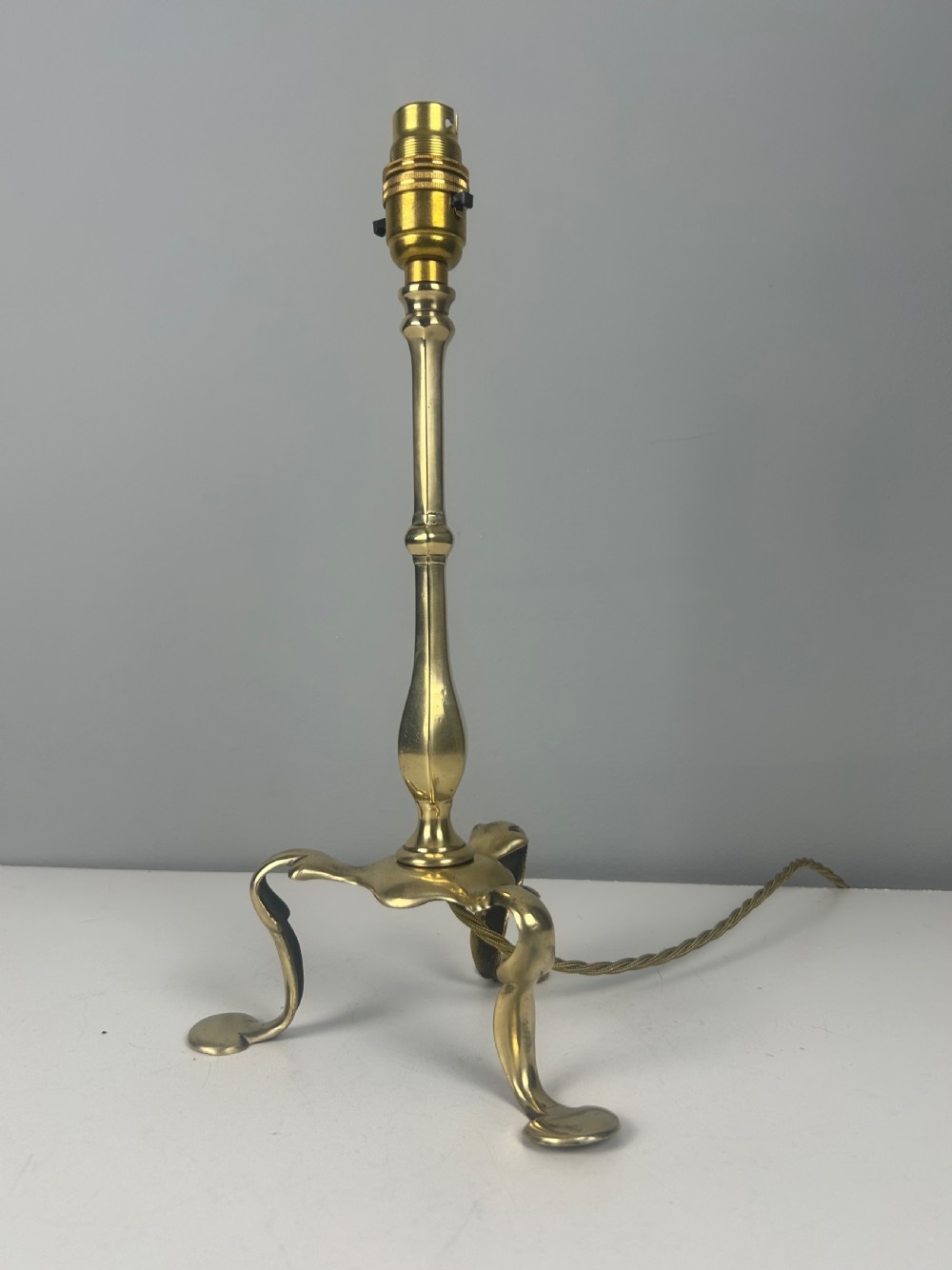 Brass Pullman Table Lamp, Rewired And Pat Tested