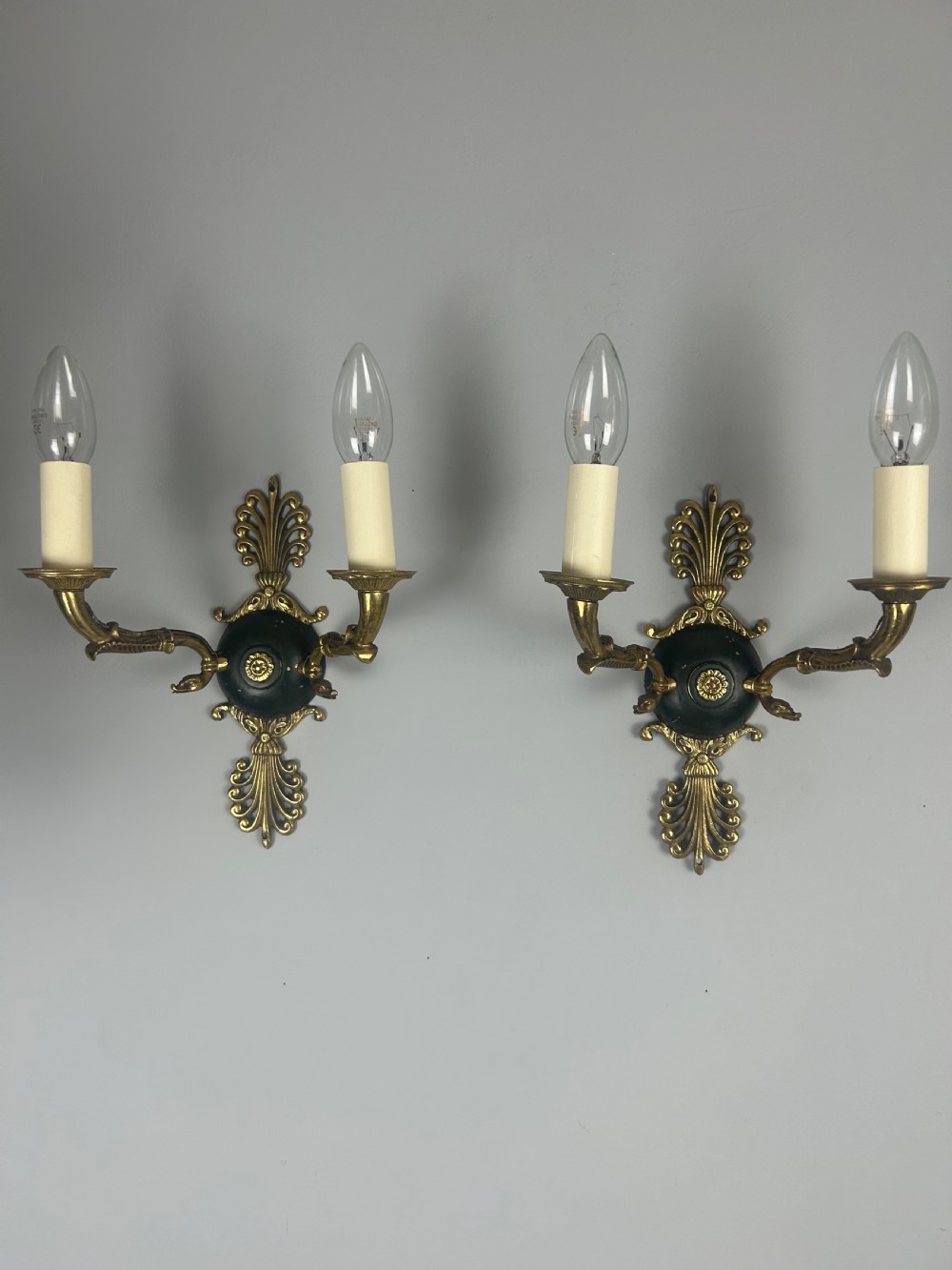 French Pair Of Empire Antique Wall Lights View II