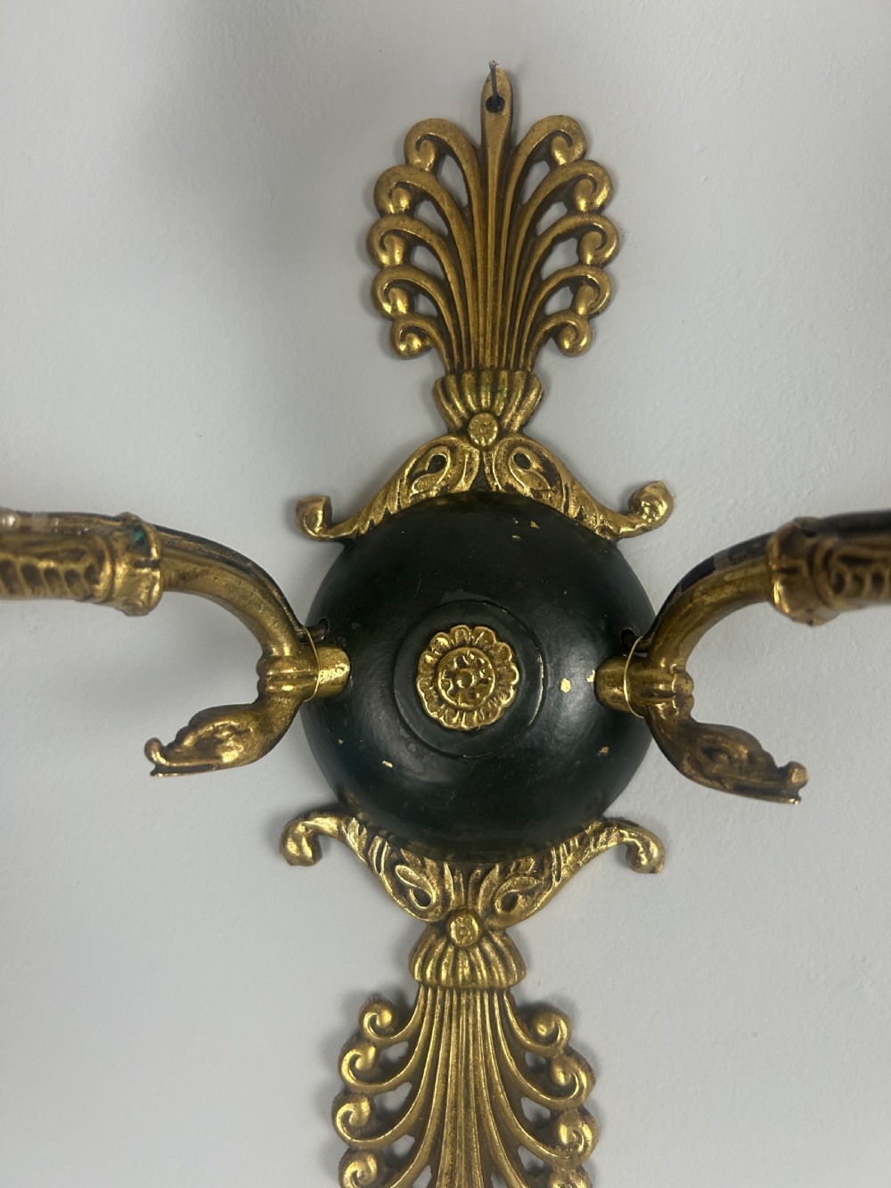 French Pair Of Empire Antique Wall Lights View VII