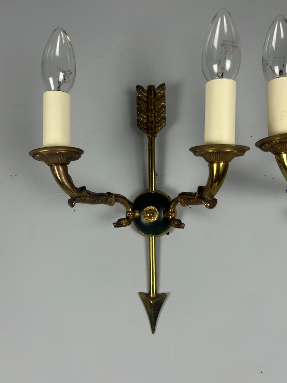 French Pair Of Empire Antique Wall Lights View IV