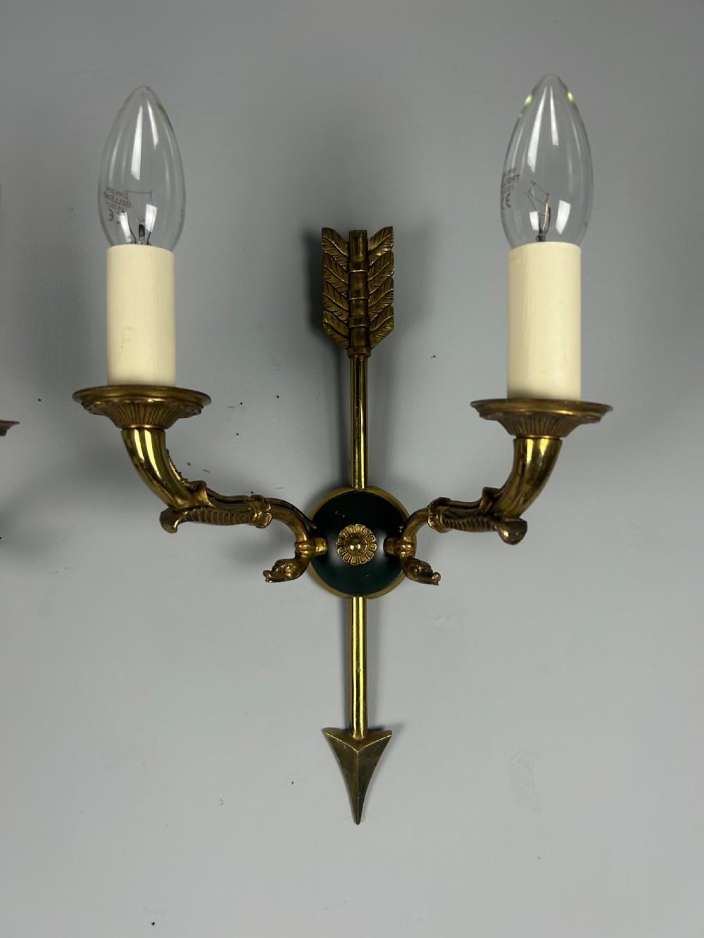 French Pair Of Empire Antique Wall Lights View V