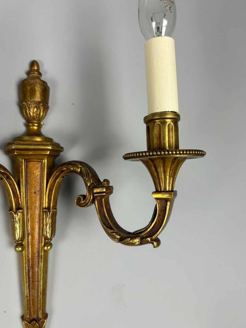 Set of 4 French Gilded Antique Wall Lights View III