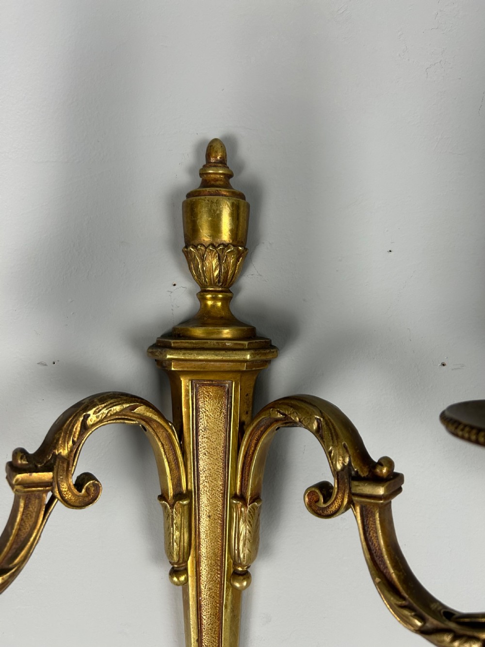 Set of 4 French Gilded Antique Wall Lights View IV
