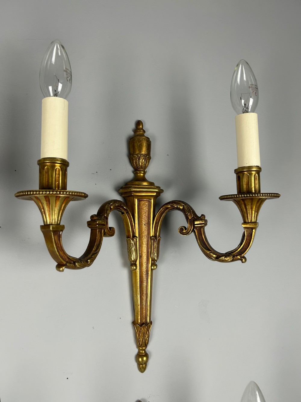 Set of 4 French Gilded Antique Wall Lights View VII