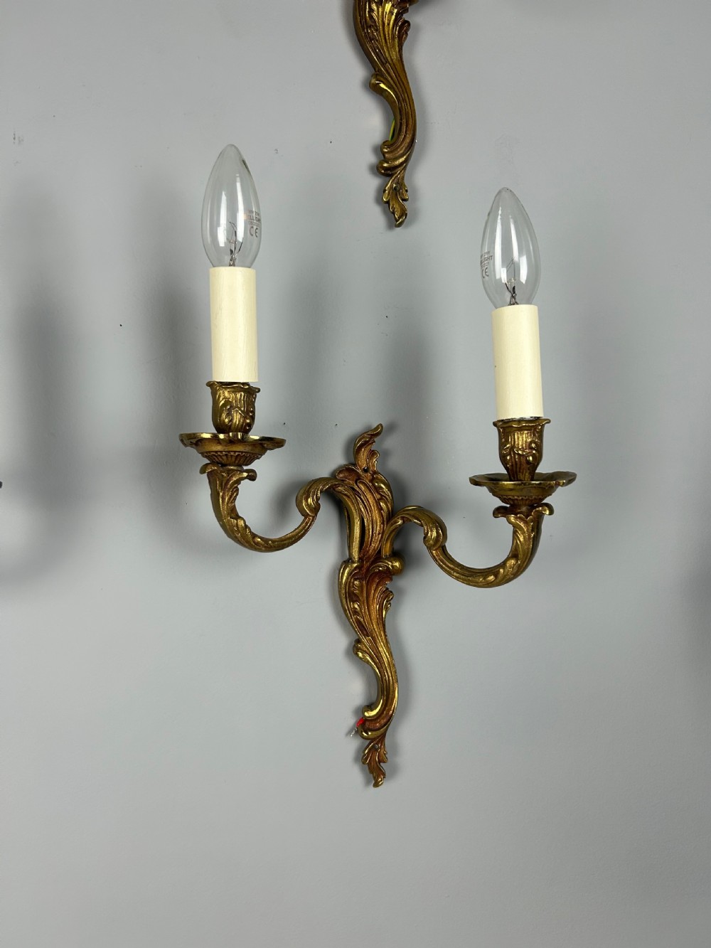 Set of 4 French Gilded Antique Wall Lights View III