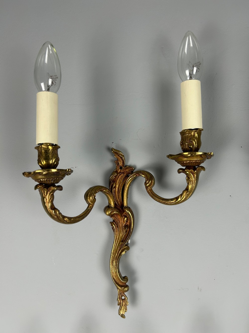 Set of 4 French Gilded Antique Wall Lights View V