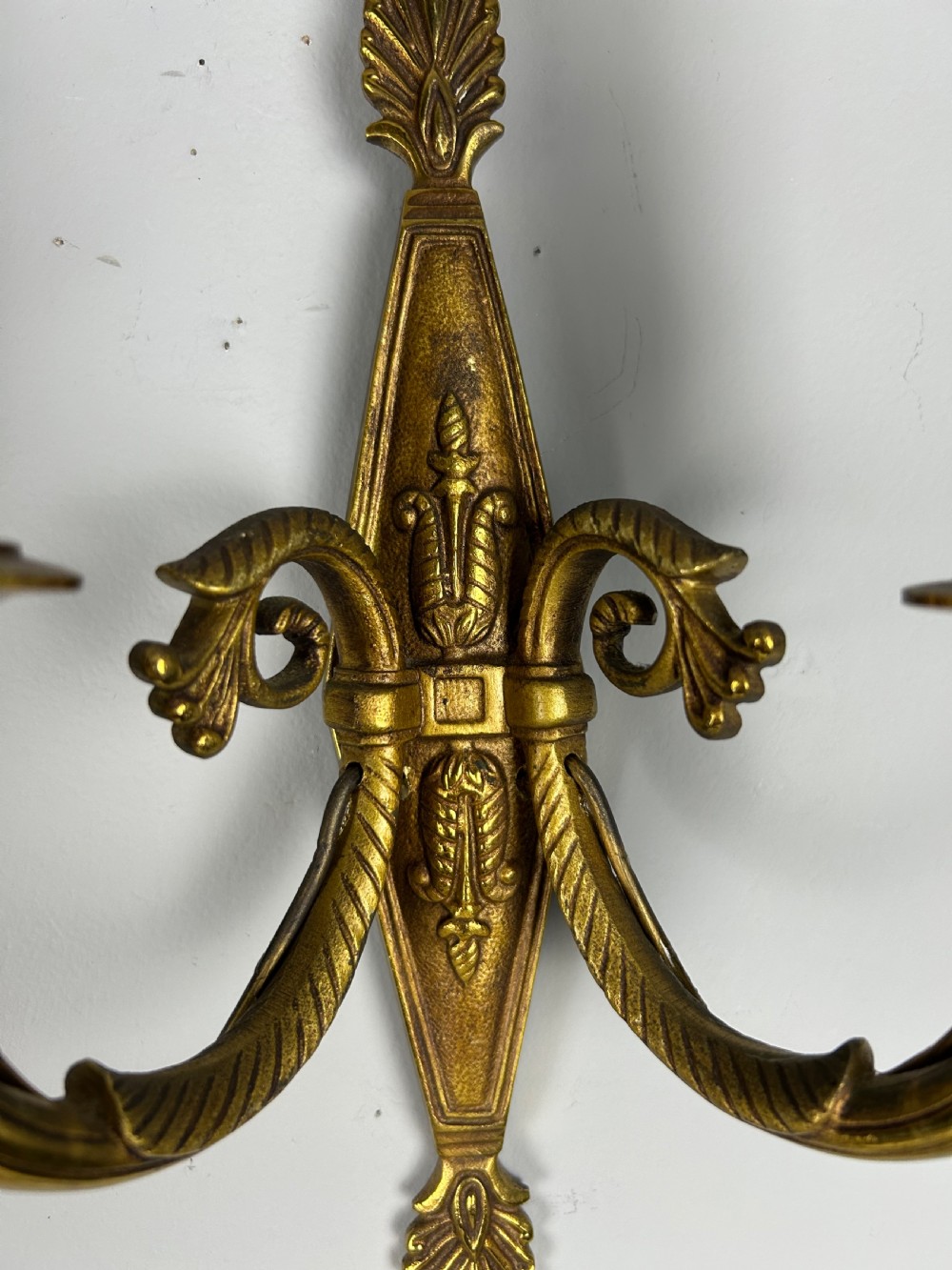 French Pair Of Empire Antique Wall Lights View IV