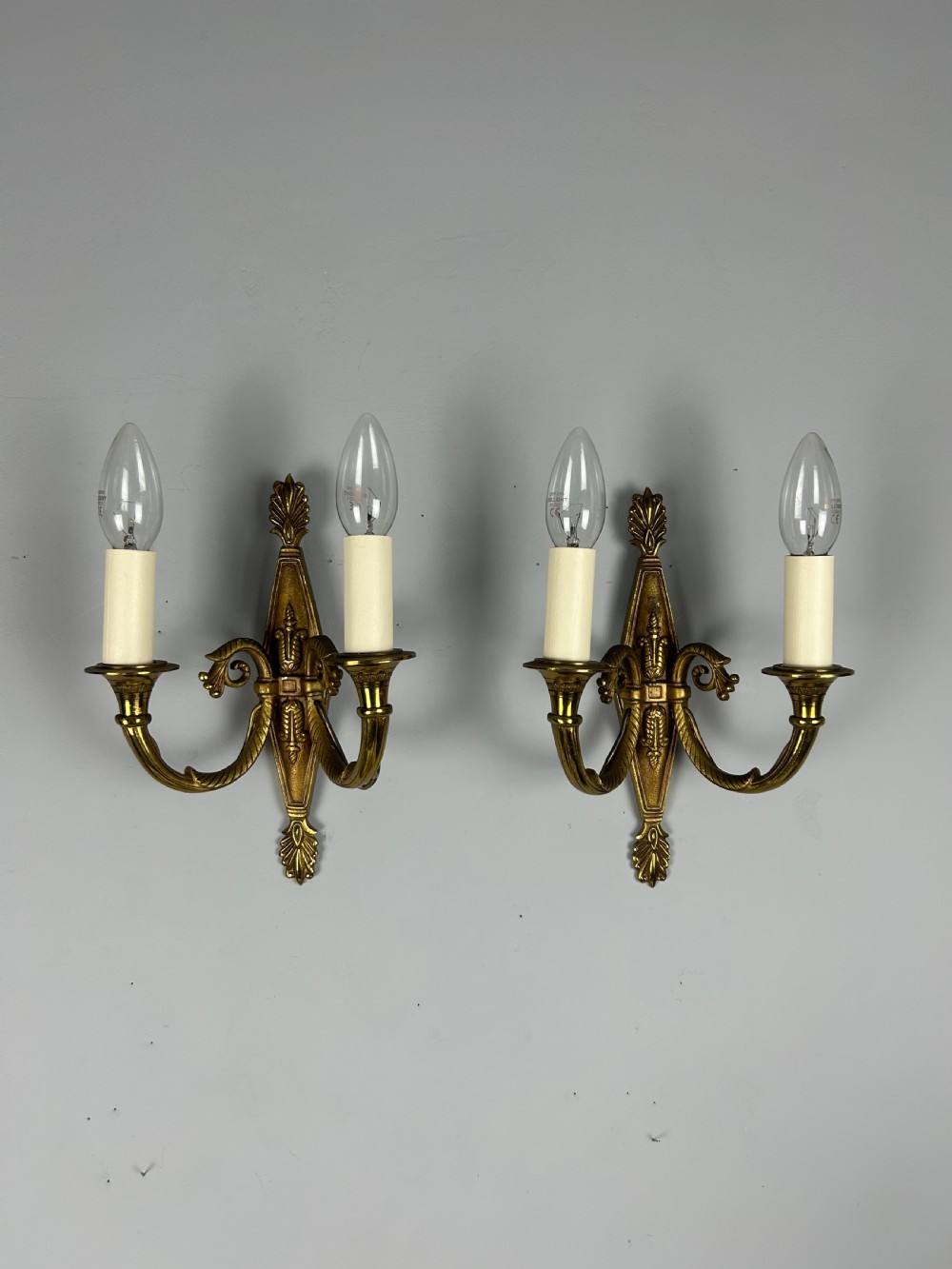 French Pair Of Empire Antique Wall Lights View V