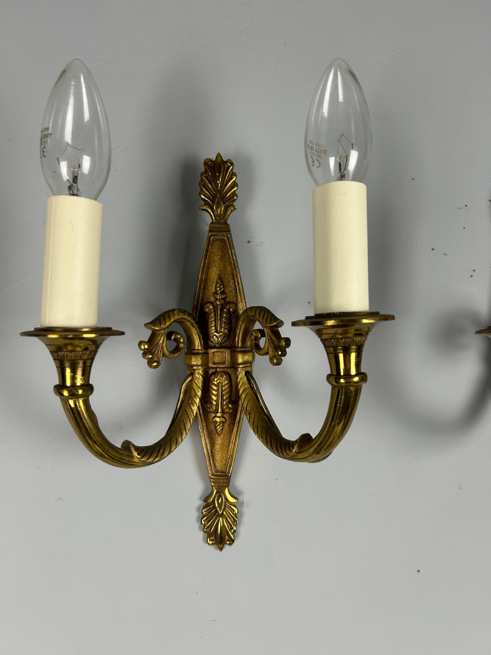 French Pair Of Empire Antique Wall Lights View VIII