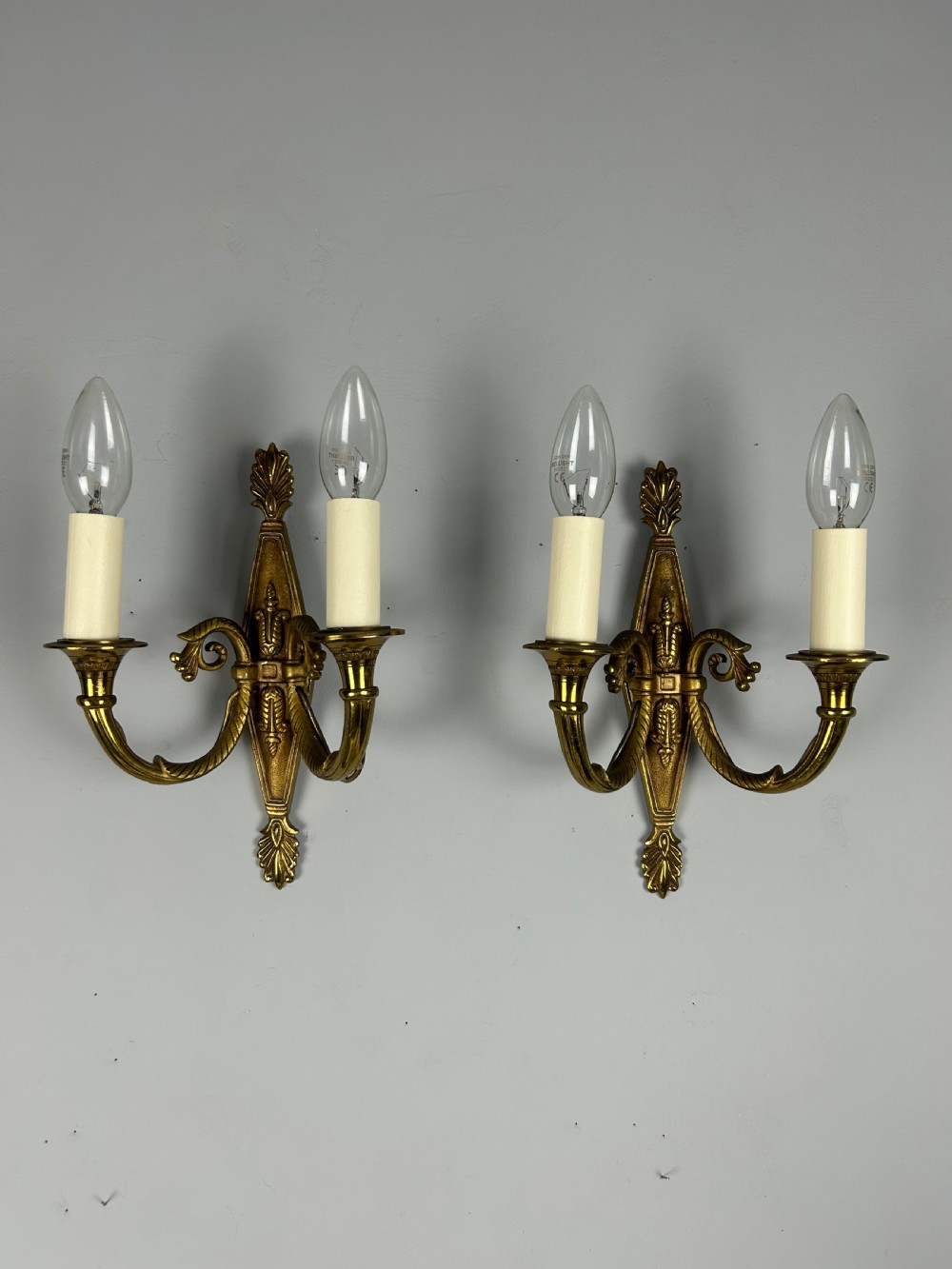 French Pair Of Empire Antique Wall Lights View IX