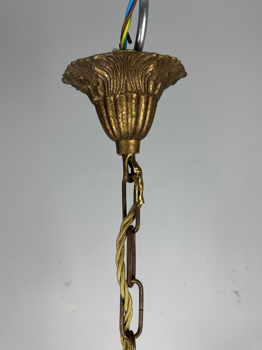French 4 Light Mini Crystal Chandelier  View III