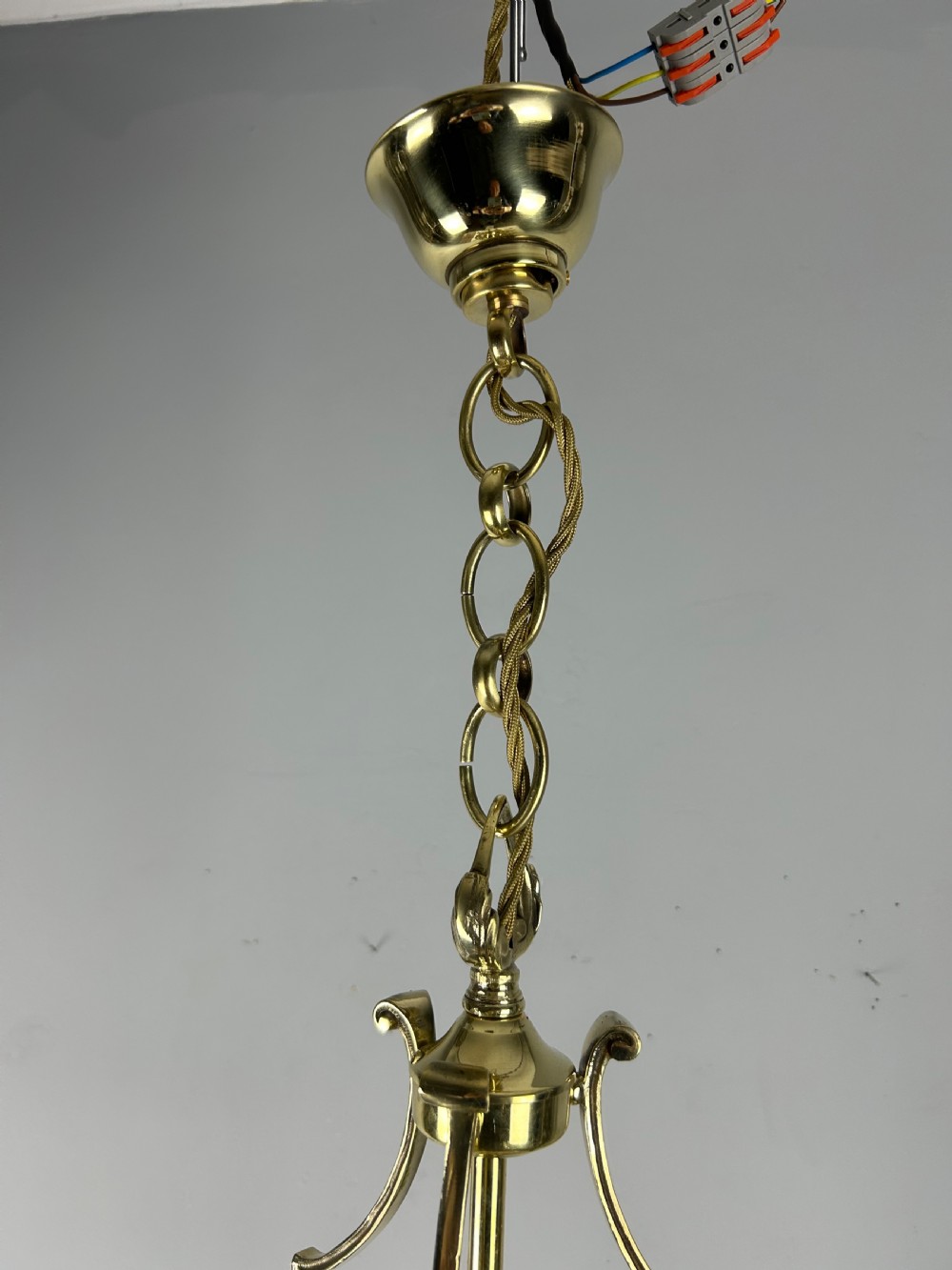 French Polished Brass Twin Light Lantern View VIII