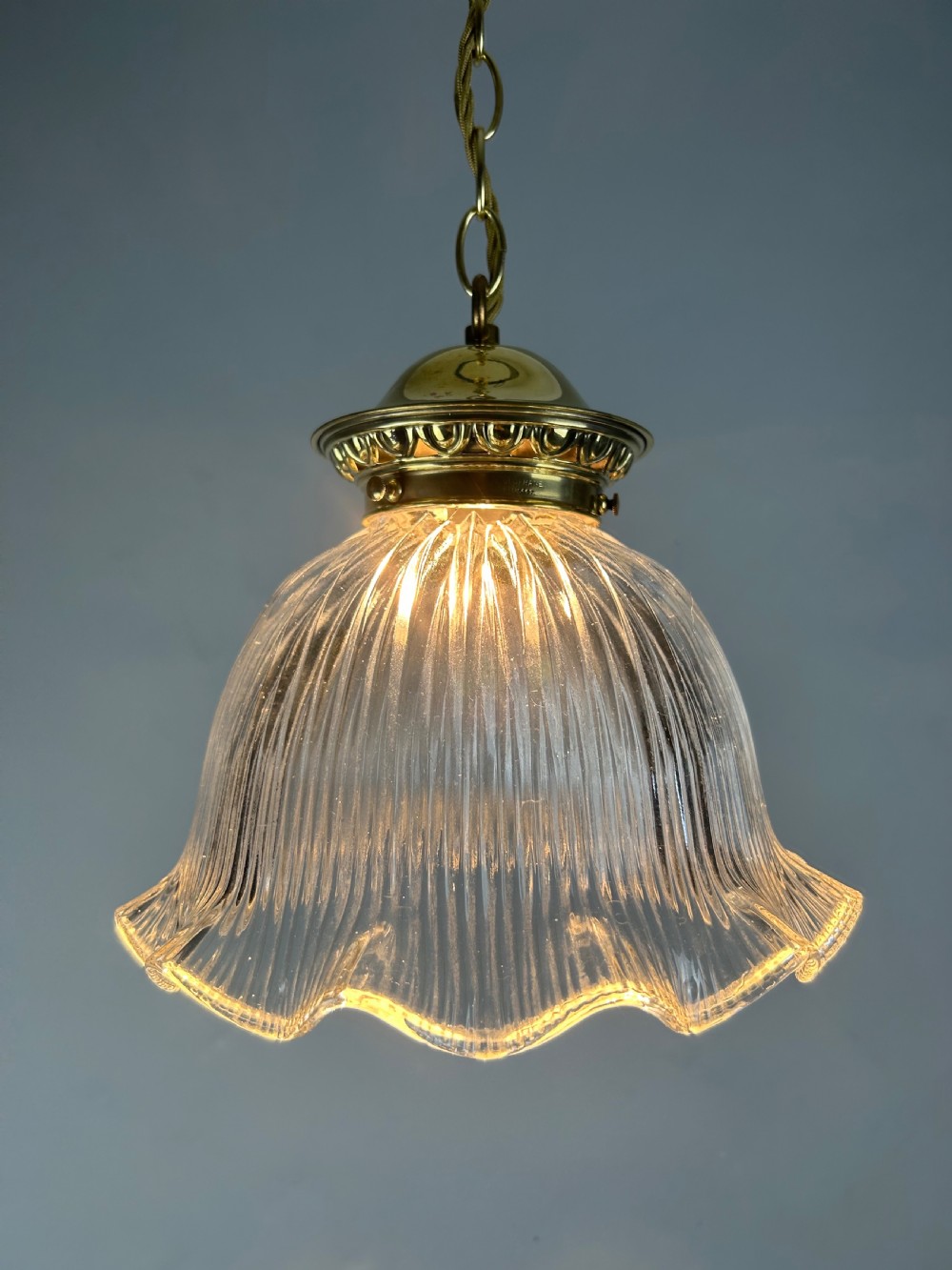 Large Holophane Pendant Ceiling Light  View VI