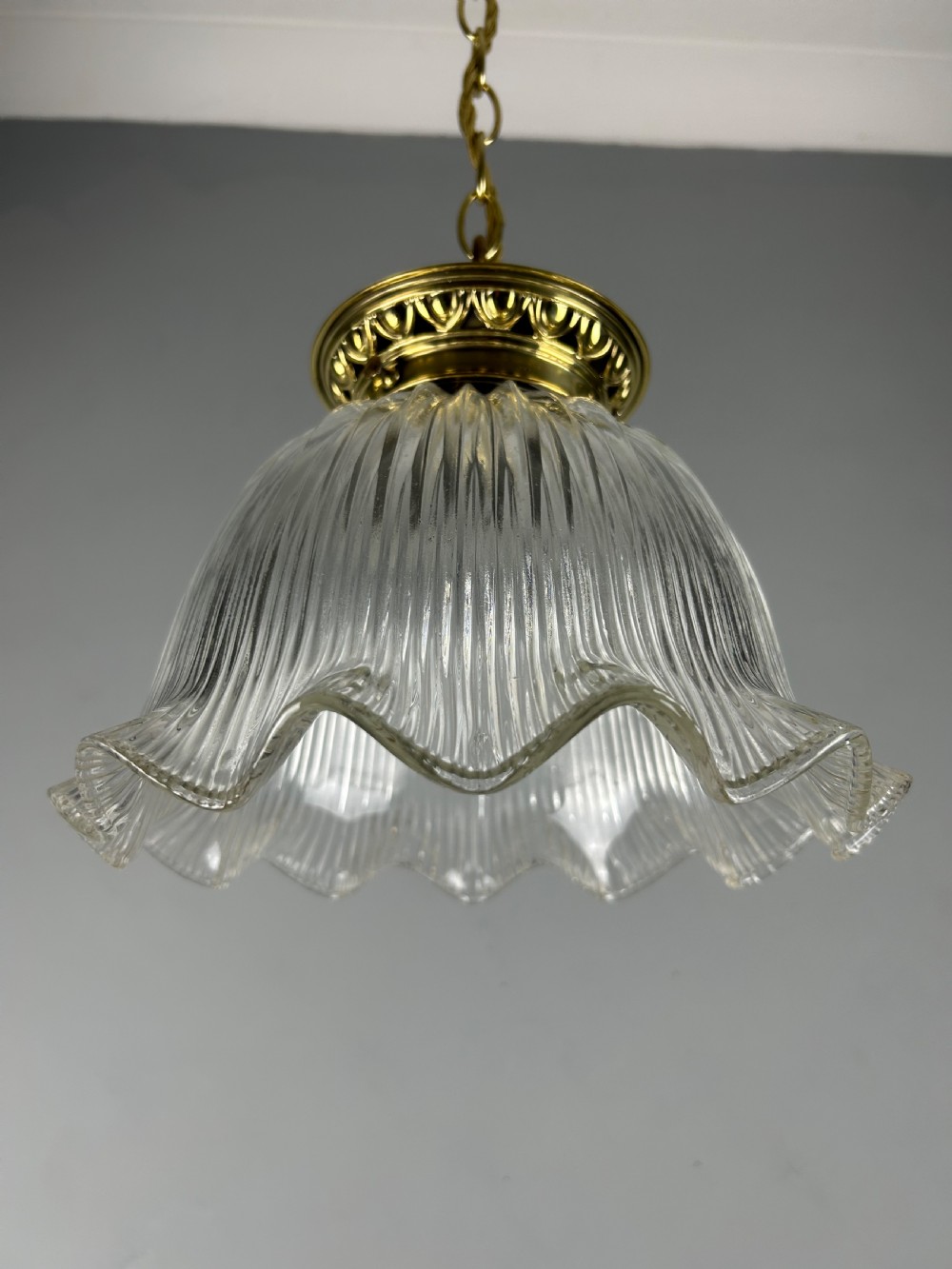 Large Holophane Pendant Ceiling Light  View VII