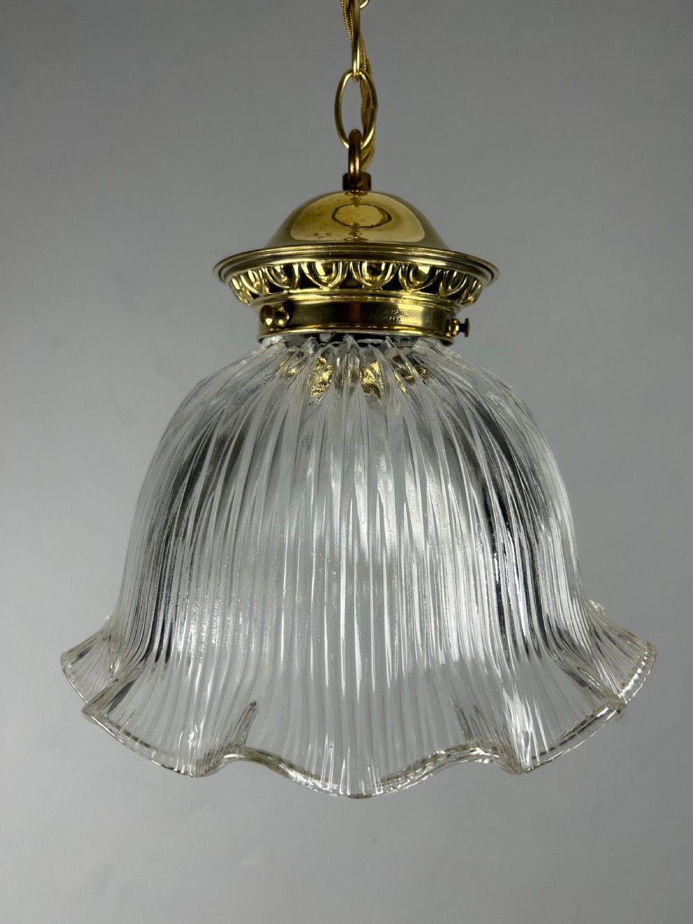 Large Holophane Pendant Ceiling Light  View VIII