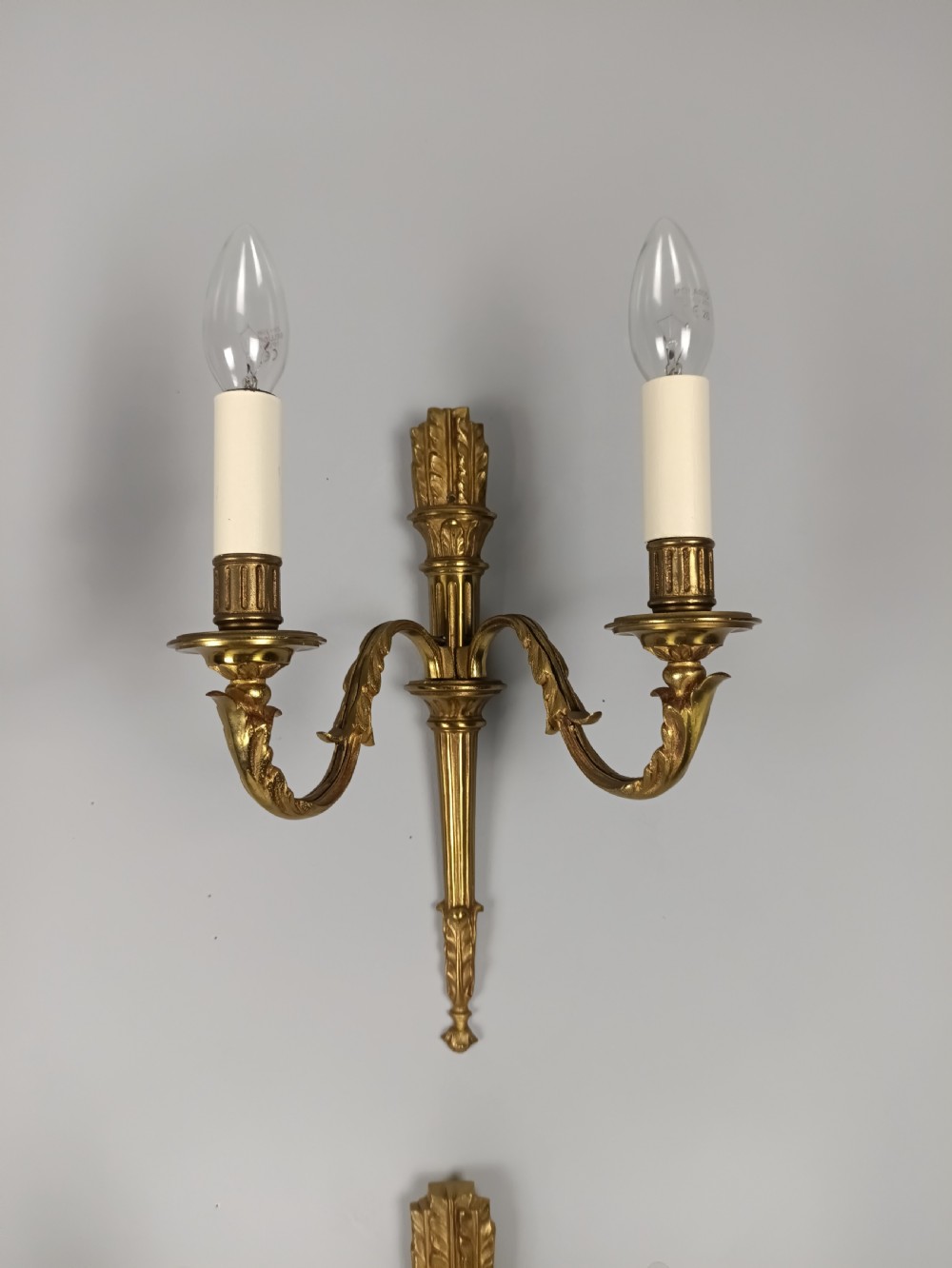 Set Of 4 French Gilded Empire Wall Lights View V