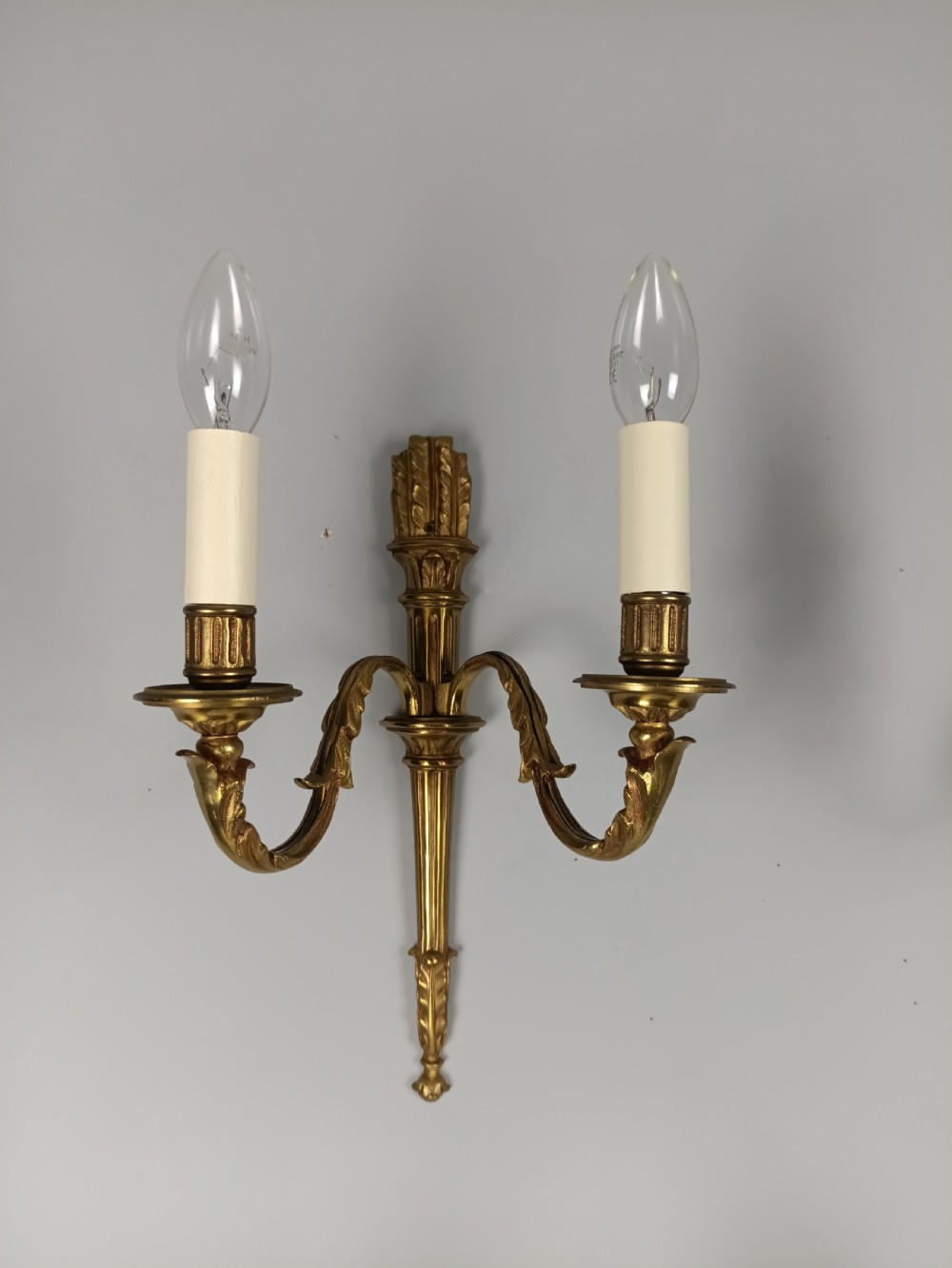 Set Of 4 French Gilded Empire Wall Lights View VI